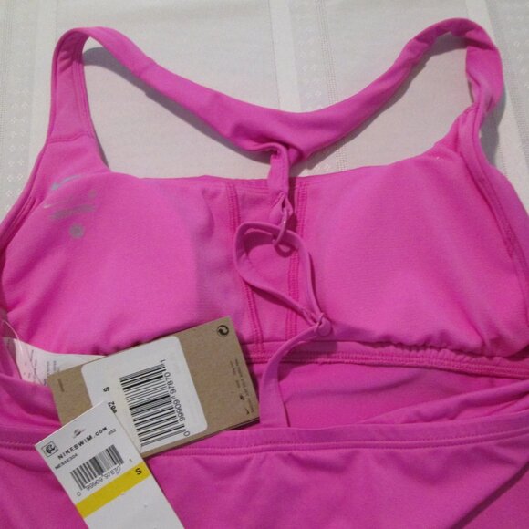 Nike Swim Essential Square-Neck Tankini Top NWT Sz S - Picture 8 of 9